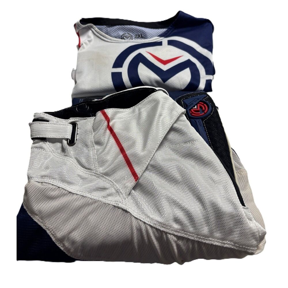 Vintage Moose Racing Sahara Vented Motocross Jersey 2XL & Pant 38 Set Y2KMX - Picture 3 of 14